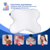 Подушка ортопедическая MEMORY FOAM IDEIA Бабочка 58х50х12 см с эффектом памяти и наволочкой в комплекте (8-35537)