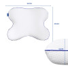 Подушка ортопедическая MEMORY FOAM IDEIA Бабочка 58х50х12 см с эффектом памяти и наволочкой в комплекте (8-35537)