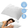 Набор подушек IDEIA Nordic Comfort+ 50×70 2 шт с молнией, антиаллергенные, в подарок наполнитель 200 г, белые (8-35819*001)