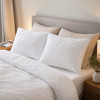 Набор подушек IDEIA Nordic Comfort+ 50×70 2 шт с молнией, антиаллергенные, в подарок наполнитель 200 г, белые (8-35819*001)
