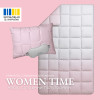 Спальный набор WomenTime IDEIA — подушка, одеяло, маска для сна, полуторный размер, пудрово-серый (8-36151*001)