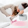 Спальный набор WomenTime IDEIA — подушка, одеяло, маска для сна, полуторный размер, пудрово-серый (8-36151*001)