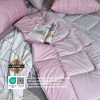 Спальный набор WomenTime IDEIA — подушка, одеяло, маска для сна, полуторный размер, пудрово-серый (8-36151*001)