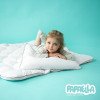 Детский набор в кроватку Super Soft Classic ТM PAPAELLA одеяло 100х135 см и подушка 40х60 см, искусственный лебединый пух, антиаллергенные (8-34923)