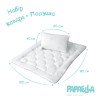 Детский набор в кроватку Super Soft Classic ТM PAPAELLA одеяло 100х135 см и подушка 40х60 см, искусственный лебединый пух, антиаллергенные (8-34923)