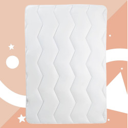 Детское одеяло Comfort ТM PAPAELLA 100х135 см, антиаллергенное зигзаг белое (8-8723*005)