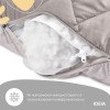 Подушка для сна и отдыха, для беременных П-формы IDEIA 140х75х20 см со стеганным чехлом на молнии серый/св. серый (8-33724*002)