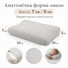 Подушка ортопедическая детская PAPAELLA Baby Волна 50х30х7/5 см с эффектом памяти и хлопковой наволочкой (8-36373)