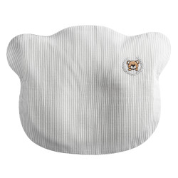 Наволочка для детской ортопедической подушки BabyComfort PAPAELLA 23×30 см, хлопок с вышивкой серая полоска (8-36072*001)