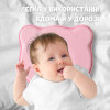 Детская ортопедическая подушка BabyComfort PAPAELLA  27×22×3 см с эффектом памяти мишка розовая (8-35862*001)