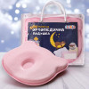 Детская ортопедическая подушка BabyComfort PAPAELLA  27×22×3 см с эффектом памяти мишка розовая (8-35862*001)