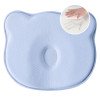 Детская ортопедическая подушка BabyComfort PAPAELLA  27×22×3 см с эффектом памяти мишка голубая (8-35862*003)