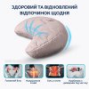 Подушка Balance IDEIA 46х24х10 см эргономичная мультифункциональная с вышивкой, какао (8-35822*001)
