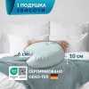 Подушка Balance IDEIA 46х24х10 см эргономичная мультифункциональная с вышивкой, мята (8-35822*002)