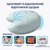 Подушка Balance IDEIA 46х24х10 см эргономичная мультифункциональная с вышивкой, мята (8-35822*002)