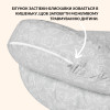 Подушка для кормления Диванчик Sei Design 60х70х16 см хлопок антиаллергенное волокно котята серая (8-35409*005)