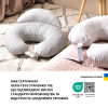 Подушка для кормления Диванчик Sei Design 60х70х16 см хлопок антиаллергенное волокно горошек серый (8-35409*002)