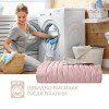 Двухстороннее покрывало Стиль Люкс IDEIA 240х260 см с антиаллергенным волокном, пудра/св. серый (8-13500*009)