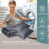 Набор IDEIA Premium Satin Евро: пододеяльник 200×220 + 2 наволочки 50×70, темно-серый