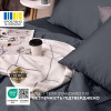Набор IDEIA Premium Satin Евро: пододеяльник 200×220 + 2 наволочки 50×70, темно-серый