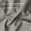 Набор IDEIA Premium Satin Евро: пододеяльник 200×220 + 2 наволочки 50×70, серый/беж