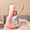 Наволочка для подушки S-form IDEIA с молнией 40х130 см бязь пудра (8-34987*002)