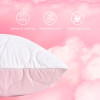 Подушка двусторонняя Soft IDEIA с искусственным пухом, 50x70 см белый/пудра (8-35500*002)