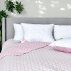 Подушка двусторонняя Soft IDEIA с искусственным пухом, 50x70 см белый/пудра (8-35500*002)