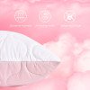 Подушка двусторонняя Soft IDEIA с искусственным пухом, 50x70 см белый/пудра (8-35500*002)
