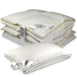 Пуховый комплект IGLEN Royal Climate 160×215 + 50×70, 100% белый гусиный пух (16021510WRS+50701WRS)