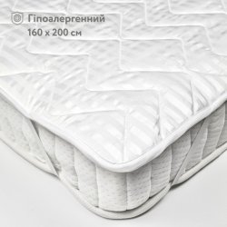 Наматрасник гипоаллергенный в микрофибре с резинками по углам 160х200 IGLEN Toskana (160200T)