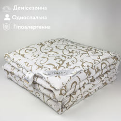 Одеяло антиаллергенное демисезонное полуторное IGLEN BS 140х205 в бязе (140205BS1)