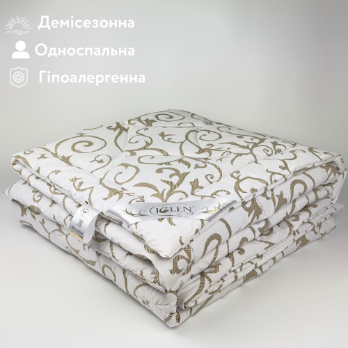 Одеяло антиаллергенное демисезонное полуторное IGLEN BS 140х205 в бязе (140205BS1)