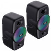 Акустическая система HAVIT HV-SK213 USB 6W с подсветкой RGB Black