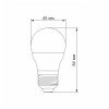Светодиодная лампа VIDEX G45 7W E214 3000K (VL-G45e-07143)