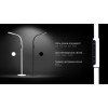 2 в 1 светодиодный торшер - настольная лампа VIDEX VL-TF07B 14W 3000-5500K 220V с регулировкой яркости, температуры света и автоотключением, черный (24858)