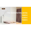 Светодиодная настольная лампа VIDEX VL-TF09W 7W 3000-5500K 220V с регулировкой яркости и температуры света, на прищепке