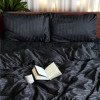 Комплект постельного белья двуспальный MakSon Black Elegance, страйп-сатин, 100% хлопок (030-1175210С)