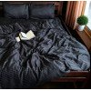 Комплект постельного белья двуспальный MakSon Black Elegance, страйп-сатин, 100% хлопок (030-1175210С)