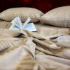 Комплект постельного белья полуторный MakSon Elegant Beige, страйп-сатин, 100% хлопок (018-1145210С)