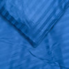 Комплект постельного белья евро MakSon Elegant Blue, страйп-сатин, 100% хлопок (032-1200220С)