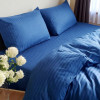 Комплект постельного белья семейный MakSon Elegant Blue, страйп-сатин, 100% хлопок (032-2145210С)