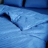Комплект постельного белья семейный MakSon Elegant Blue, страйп-сатин, 100% хлопок (032-2145210С)