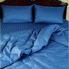 Комплект постельного белья двуспальный MakSon Elegant Blue, страйп-сатин, 100% хлопок (032-1175210С)