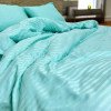 Комплект постельного белья полуторный MakSon Elegant Mint, страйп-сатин, 100% хлопок (015-1145210С)