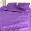 Комплект постельного белья полуторный MakSon Elegant Purple, страйп-сатин, 100% хлопок (019-1145210С)