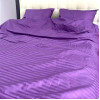Комплект постельного белья двоспальный MakSon Elegant Purple, страйп-сатин, 100% хлопок (019-1175210С)