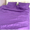 Комплект постельного белья семейный MakSon Elegant Purple, страйп-сатин, 100% хлопок (019-2145210С)