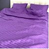 Комплект постельного Евро MakSon Elegant Purple, страйп-сатин, 100% хлопок (019-1200220С)