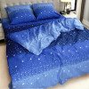 Комплект постельного белья семейный MakSon Ночные звезды, бязь GOLD LUX 100% хлопок (023-2145210Б)
